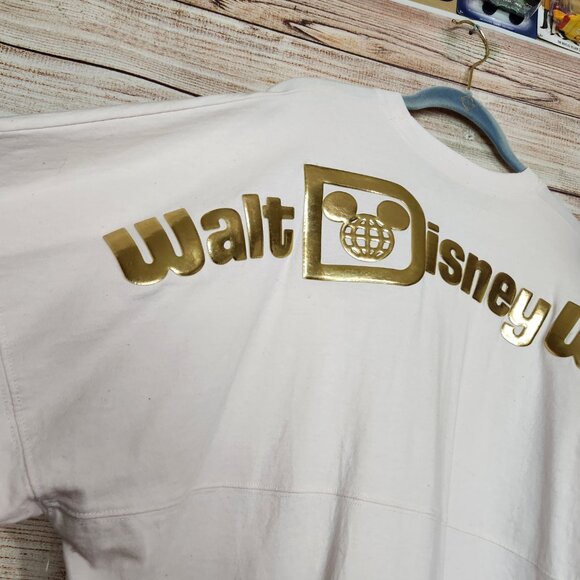 2021 Disney World Parks New Year’s Eve Pinkish Gold Spirit Jersey Size Large - Picture 11 of 15